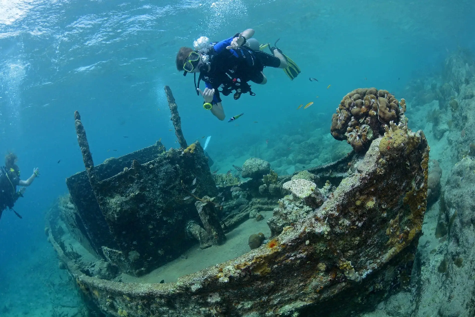 Diving at Tugboat Beach with Scuba Do Curacao