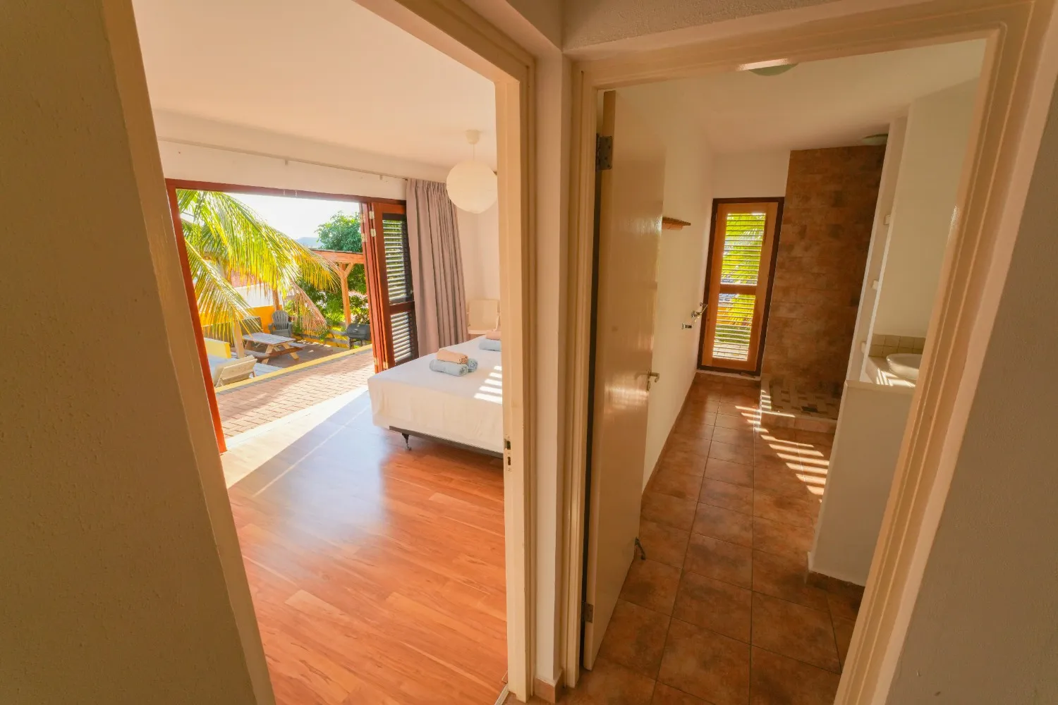 Overloop Villa SandeMarie Curacao