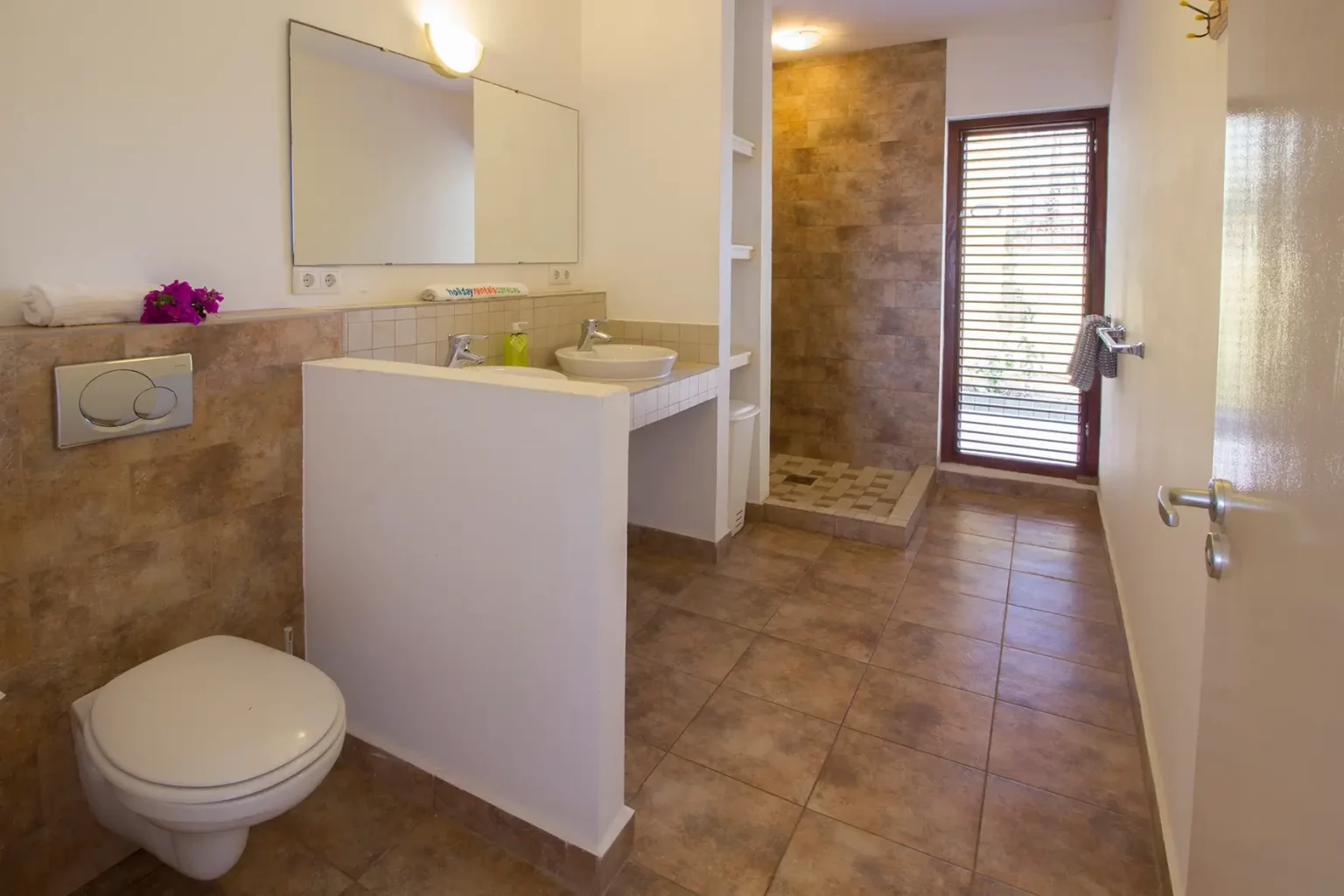 Vakantiehuis Curacao Villa Sandemarie badkamer