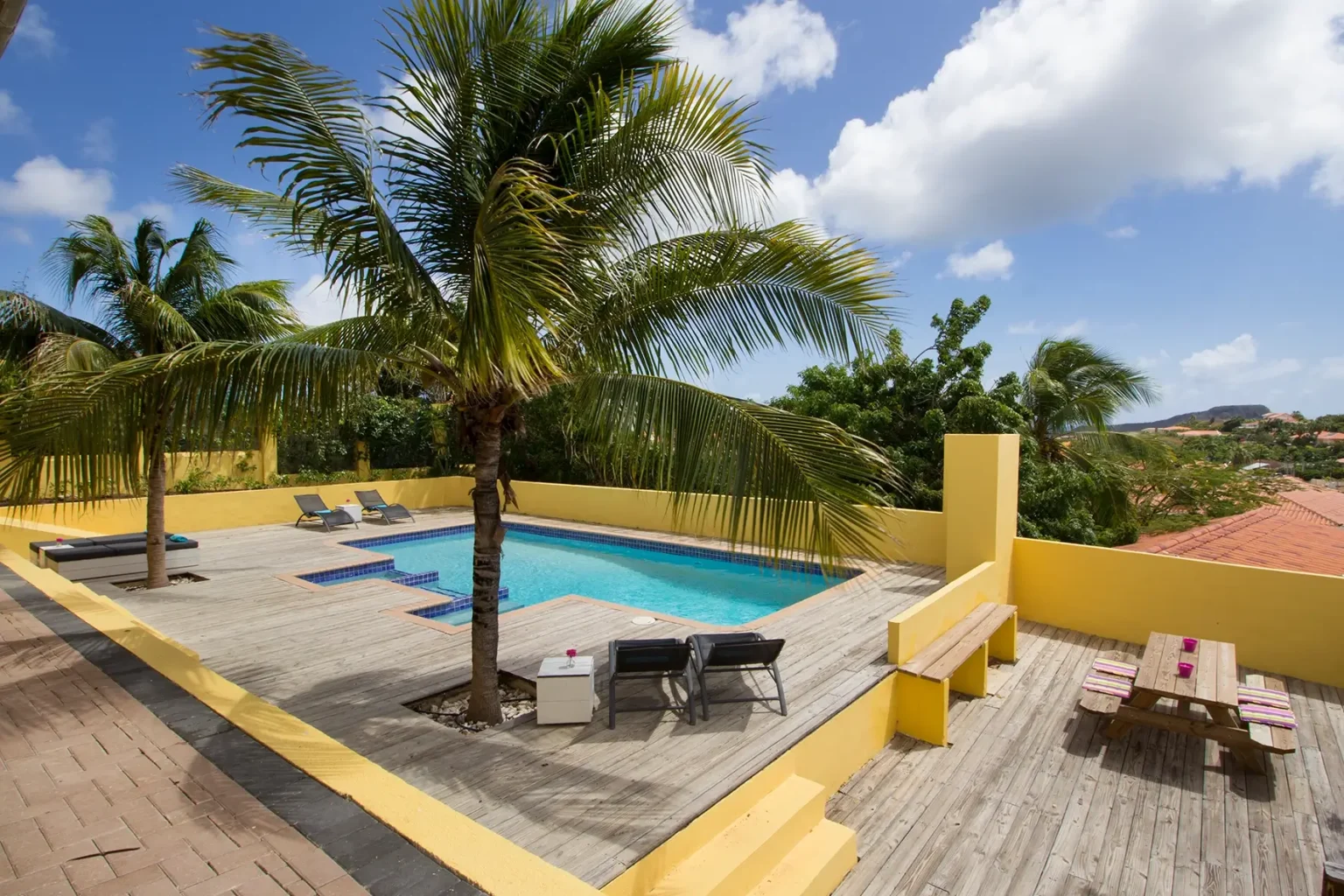 Vakantiehuis Curacao Villa Sandemarie zwembad